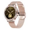 Fitness Watch Smart Women Bluetooth Call 100 Sports Mode DIY Dials Body Sleep Monitor IOS Android Health Tracker Rosegold