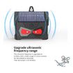 2Pcs Solar Powered Nocturnal Animal Repeller, Animal Repeller Flashing LED Lights Motion Detection, Nighttime Animal Deterrent Light, Cat Repellent, Ultrasonic Fox Repellent, Rat repellent, Dog repellent