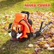 Petrol Leaf Blower Backpack 4 Stroke 38CC Cordless Grass Garden Lawn Yard Dust Debris Blowing Machine
