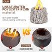 Indoor Tabletop Fire Pit Bowl, Mini Fire Pit Rubbing Alcohol Fireplace, Portable Ethanol Fire Pit, Table Top Fire Pit Bowl