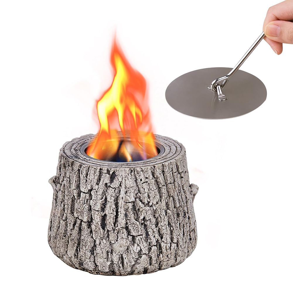 Indoor Tabletop Fire Pit Bowl, Mini Fire Pit Rubbing Alcohol Fireplace, Portable Ethanol Fire Pit, Table Top Fire Pit Bowl