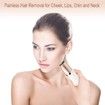 2 in 1 Electric Razor for Women,Hair Remover for Face, Legs and Armpits, Portable Waterproof Bikini Trimmer Wet and Dry