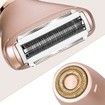 2 in 1 Electric Razor for Women,Hair Remover for Face, Legs and Armpits, Portable Waterproof Bikini Trimmer Wet and Dry
