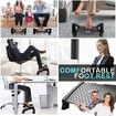 Ergonomic Foot Rest Under Desk, Adjustable Height Office Foot Rest for Under Desk at Work, Foot Rest Under Desk with Massage Surface at Work Office, Promote Leg Circulation, Relieve Pressure