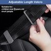 Seat Belt Adjuster, Adjustable Car Seat Belt Adjuster with Clips, Soft Seatbelt Adjuster to Protect Child's Neck and Face, Essential for Children's Travel (1 Pack)