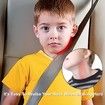 Seat Belt Adjuster, Adjustable Car Seat Belt Adjuster with Clips, Soft Seatbelt Adjuster to Protect Child's Neck and Face, Essential for Children's Travel (1 Pack)