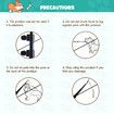 Dog Cat Toy Pet Play Interactive Flirt Pole Wand Retractable Training Exercise Tug Equipment Durable Teaser Chase Stick