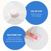 Vacuum Storage Bags 20Pcs Foldable Closet Wardrobe Organisers Containers for Clothing Sheets Pillows Toys with Pump