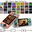 Gameboy Handheld Game Console Retro Gaming Console Preloaded 800 Classical Games Portable Gaming Player with 3.5" LCD Screen,Mini Arcade Electronic Toy Gifts (Grey)