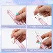 Electric Nail Drill, 35000 RPM Portable Rechargeable Nail Drill Machine with Drill Bits,for Polishing Removing Electric Nail Files Manicure Tool