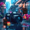 MicroDRIVE SD 64GB U3 Micro SD Card SD/TF Flash Card Memory Card dash cams and surveillance camera CCTV with card adapter