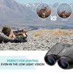 Binoculars 20x25 for Kids,High Power Easy Focus Binoculars with Low Light Vision,Compact Binoculars for Bird Watching and Travel (Black)