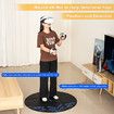 Foldable VR Mat for Meta Quest 3/Apple Vision Pro, Round Anti Fatiguet,Anti-slip and Comfortable Floor Mat,Compatible with PSVR2,Oculus/Meta Quest 2/Pro