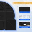 Foldable VR Mat for Meta Quest 3/Apple Vision Pro, Round Anti Fatiguet,Anti-slip and Comfortable Floor Mat,Compatible with PSVR2,Oculus/Meta Quest 2/Pro
