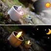 6pcs Solar Power Tea Lights Outdoor Candle Flameless Flicker IP65 Waterproof Rechargeable LED Candles with Dusk to Dawn Sensor for Lantern Garden Camping Party Home Decorations, 5 x 5 cm