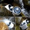6pcs Solar Power Tea Lights Outdoor Candle Flameless Flicker IP65 Waterproof Rechargeable LED Candles with Dusk to Dawn Sensor for Lantern Garden Camping Party Home Decorations, 5 x 5 cm