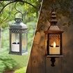 6pcs Solar Power Tea Lights Outdoor Candle Flameless Flicker IP65 Waterproof Rechargeable LED Candles with Dusk to Dawn Sensor for Lantern Garden Camping Party Home Decorations, 5 x 5 cm