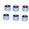 6pcs Solar Power Tea Lights Outdoor Candle Flameless Flicker IP65 Waterproof Rechargeable LED Candles with Dusk to Dawn Sensor for Lantern Garden Camping Party Home Decorations, 5 x 5 cm