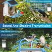 Smart Bird Feeder with WIFI Camera Wireless Outdoor, Solar Powered Bird Watching Camera Feeder Motion Activated HD Video Live, AI Recognition Bird House with Camera (Blue)