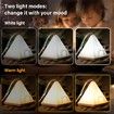 Bedside Touch Lamp, Dimmable Small Bedroom Lamp, Timer Function, 3 Brightness Level Rechargeable Night Light for Bedroom, Kitchen, Outdoor