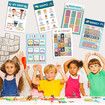 16 Kids Posters for Toddlers Teacher Posters Classroom Decoration Posters Elementary Pre-K Learning Posters Nursery Home School Alphabet Posters