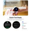 Smartwatch AI Voice Control Calls Quick Text Reply Women Men Android iPhone Fitness Tracker Health Monitor Pink