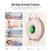 Smartwatch AI Voice Control Calls Quick Text Reply Women Men Android iPhone Fitness Tracker Health Monitor Pink