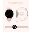 Smartwatch AI Voice Control Calls Quick Text Reply Women Men Android iPhone Fitness Tracker Health Monitor Pink
