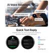 Smart Watch for Women Men Answer/Make Calls/Quick Text Reply/AI Voice Control,Smartwatch for Android Phones iPhone (Black)
