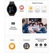 Smart Watch for Women Men Answer/Make Calls/Quick Text Reply/AI Voice Control,Smartwatch for Android Phones iPhone (Black)