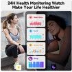 Smart Watch for Men Women,Alexa Built-in Smartwatch,1.83In HD Fitness Tracker,IP68 Waterproof 100+ Sport Mode Activity Tracker (Pink)