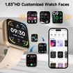 Smart Watch for Men Women,Alexa Built-in Smartwatch,1.83In HD Fitness Tracker,IP68 Waterproof 100+ Sport Mode Activity Tracker (Pink)