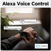 Smart Watch for Men Women,Alexa Built-in Smartwatch,1.83In Fitness Tracker,IP68 Waterproof 100+ Sport Mode Activity Tracker (Black)