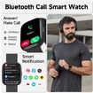 Smart Watch for Men Women,Alexa Built-in Smartwatch,1.83In Fitness Tracker,IP68 Waterproof 100+ Sport Mode Activity Tracker (Black)