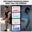 Smart Watch for Men Women,Alexa Built-in Smartwatch,1.83In Fitness Tracker,IP68 Waterproof 100+ Sport Mode Activity Tracker (Black)