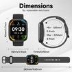 Smart Watch for Men Women,Alexa Built-in Smartwatch,1.83In Fitness Tracker,IP68 Waterproof 100+ Sport Mode Activity Tracker (Black)