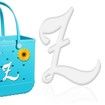 Letter Charms for Bogg Bag,Alphabet Lettering Accessories Charms Compatible with Bogg Bag Original All Models,Insert Decorative Letter for Handbag Beach Tote Bag (Z)