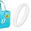 Letter Charms for Bogg Bag,Alphabet Lettering Accessories Charms Compatible with Bogg Bag Original All Models,Insert Decorative Letter for Handbag Beach Tote Bag (O)