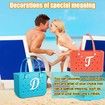 Letter Charms for Bogg Bag,Alphabet Lettering Accessories Charms Compatible with Bogg Bag Original All Models,Insert Decorative Letter for Handbag Beach Tote Bag (N)