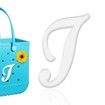 Letter Charms for Bogg Bag,Alphabet Lettering Accessories Charms Compatible with Bogg Bag Original All Models,Insert Decorative Letter for Handbag Beach Tote Bag (I)