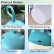 Portable Rechargeable Night Flashlight, 3000K Eye-Caring, Stepless Dimmable, Kids Bedroom, Night Lights