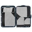 Compression Packing Cubes for Suitcases, 5 Set Packing Cubes Travel Organizer, Travel Essentials-Beige