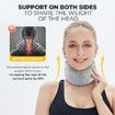 Anti Snoring Neck Support Pillow Stable Vertebrae Sleep Pressure Relief Cervical Alignment Comfort 45-52cm Circumference Ergonomic