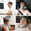 Anti Snoring Neck Support Pillow Stable Vertebrae Sleep Pressure Relief Cervical Alignment Comfort 45-52cm Circumference Ergonomic
