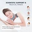 Anti Snoring Neck Support Pillow Stable Vertebrae Sleep Pressure Relief Cervical Alignment Comfort 45-52cm Circumference Ergonomic