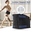 Lumbar Support Belt, Back Support for Lifting, Lower Back Support with Adjustable Straps for Men Women,L Size (Suitable for Waist 93-100 CM)
