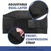 Lumbar Support Belt, Back Support for Lifting, Lower Back Support with Adjustable Straps for Men Women,L Size (Suitable for Waist 93-100 CM)