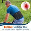 Lumbar Support for Heavy Lifting, Men and Women, Breathable Waist Support, Relief from Sciatica, Herniated Disc, XL (Waist 3.5/3.8 feet 115-125 CM)