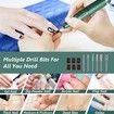 45000RPM Nail Drill Machine Rechargeable Nail File Nails Accessories Gel Nail Polish Sander Professional Tool Manicure Set Color Green