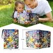 Pokemon 9-Pockets Trading Card Holder Fits 900 Cards with 50 Removable Sleeves PU Card Binder, TCG Card Binders Card Storage Album Cards Collection